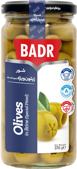 شور زیتون ویژه بدون هسته 370 گرمی